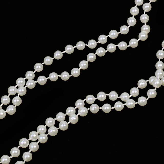 Collar de perlas largas Salvador 6 piezas accesorios disfraces para mujeres
