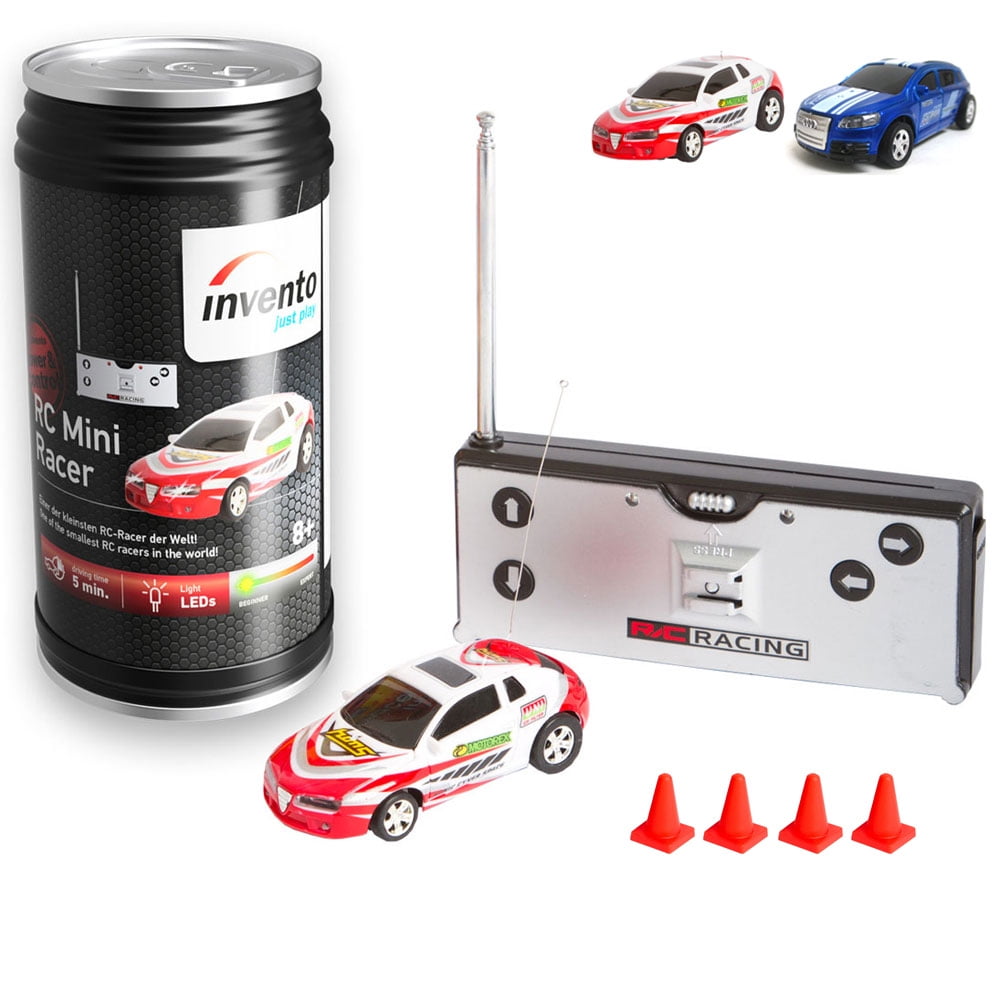 4 3" Coke Can Mini RC Car Remote Control Rechargeable Toy Gift COLORS VARY 