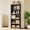 5 Tier Black, variant on Casacomoda Tall Bookcase, Bookshelf, 5-Tier Display Storage Shelf, Space-Saving Bookshelf for Living Room, Bedroom, Home Office, Black