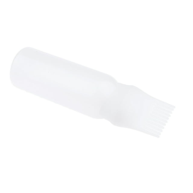 Aplicador de Tinte de Pelo de Plástico Vacío, Cepillo de Dispensación, para Colorear de Salón con Peine 60ml Sunnimix aplicador de la botella de tinte para el cabello