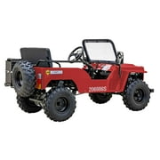 Massimo Mini 125 Go Kart 125cc 9HP, 2WD, 4 Stroke Automatic Go Cart - Red