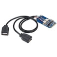 thumbnail image 1 of Adaptadora E a USB shamjiam USB 2.0 hembra 5 pines 2 puertos dobles adaptador de tarjeta portátil, 1 of 6