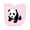 AD-Pink, variant on Inktastic Panda Bear Newborn Bib
