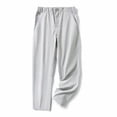 thumbnail image 2 of Vetsdori Mens Quick Dry Pants Athletic Fashion Pockets Elastic Waist Waterproof Pantalones Straight Leg Sport Stylish Track Pants for Men, 2 of 4