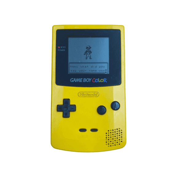 Restored Nintendo - Game Boy Color Handheld Retro Video Game Console - Yellow (Refurbished)