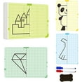 thumbnail image 3 of Horivan Symmetrical Drawing Board Educational Art Tool for Develop Fine Motor Skills with Pattern Cards STEM Learning Activity Home Classroom Use, 3 of 4