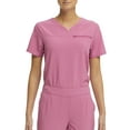 thumbnail image 2 of Scrubstar Women's Active Stretch V-Neck Seasonal Solid Tuck-In Scrub Top, 2 of 4
