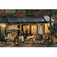 thumbnail image 2 of Hageman, Marilyn 32x23 White Modern Wood Framed Museum Art Print Titled - La Brasserie, 2 of 4