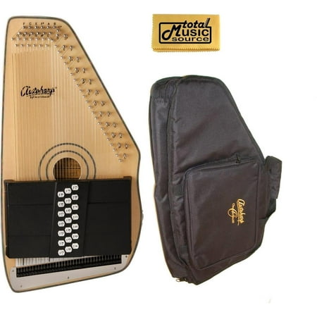 Oscar Schmidt Electric Autoharp w/ Gig Bag, Solid Spruce, Natural Wood, OS120CNE, OS120CNE-AC445