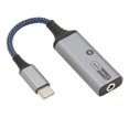 thumbnail image 1 of Adaptador de cargador y auriculares USB C a 3,5 mm 2 en 1 Tipo C a conector de audio auxiliar y cable divisor de carga rápida PD 60W, 1 of 8