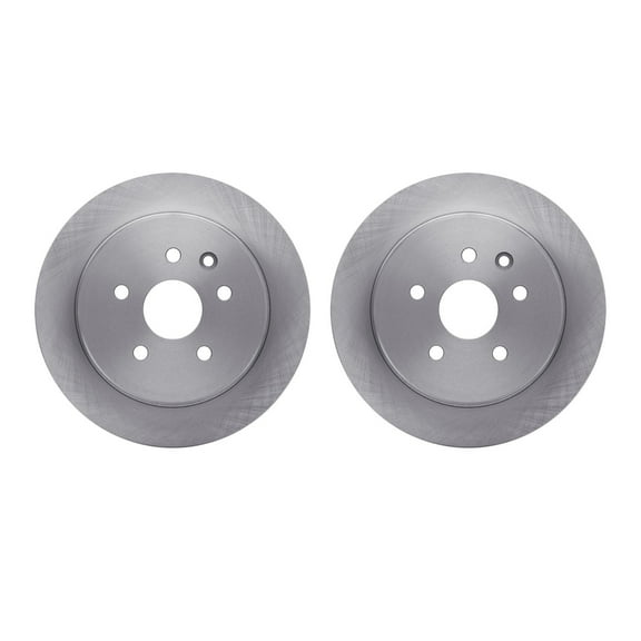 Dynamic Friction Company Rear Brake Rotors 6002-75007