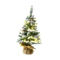 thumbnail image 1 of Pequeño mini de Navidad de mesa, de Navidad con luces, de Navidad con piña para decoración de repisa de fiesta y ventana de festival Luz cálida de 60 cm, 1 of 9