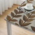 thumbnail image 5 of HAOXIT Cotton Linen s Table Cloths for Kitchen Dining Cloth Table Cloth for Rectangle Tables Wine Leaf Rectangle 36*36, 5 of 8