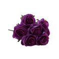 thumbnail image 2 of SPRING PARK 9 Heads Rose Artificial Fake Flowers Spray Wedding Party Bouquet Home Decor, 2 of 7