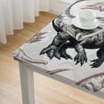 thumbnail image 5 of Acheng Dinosaur Square Tablecloth Full Width Single-Sided Printing 100% Polyester Fiber 52*52, 5 of 8