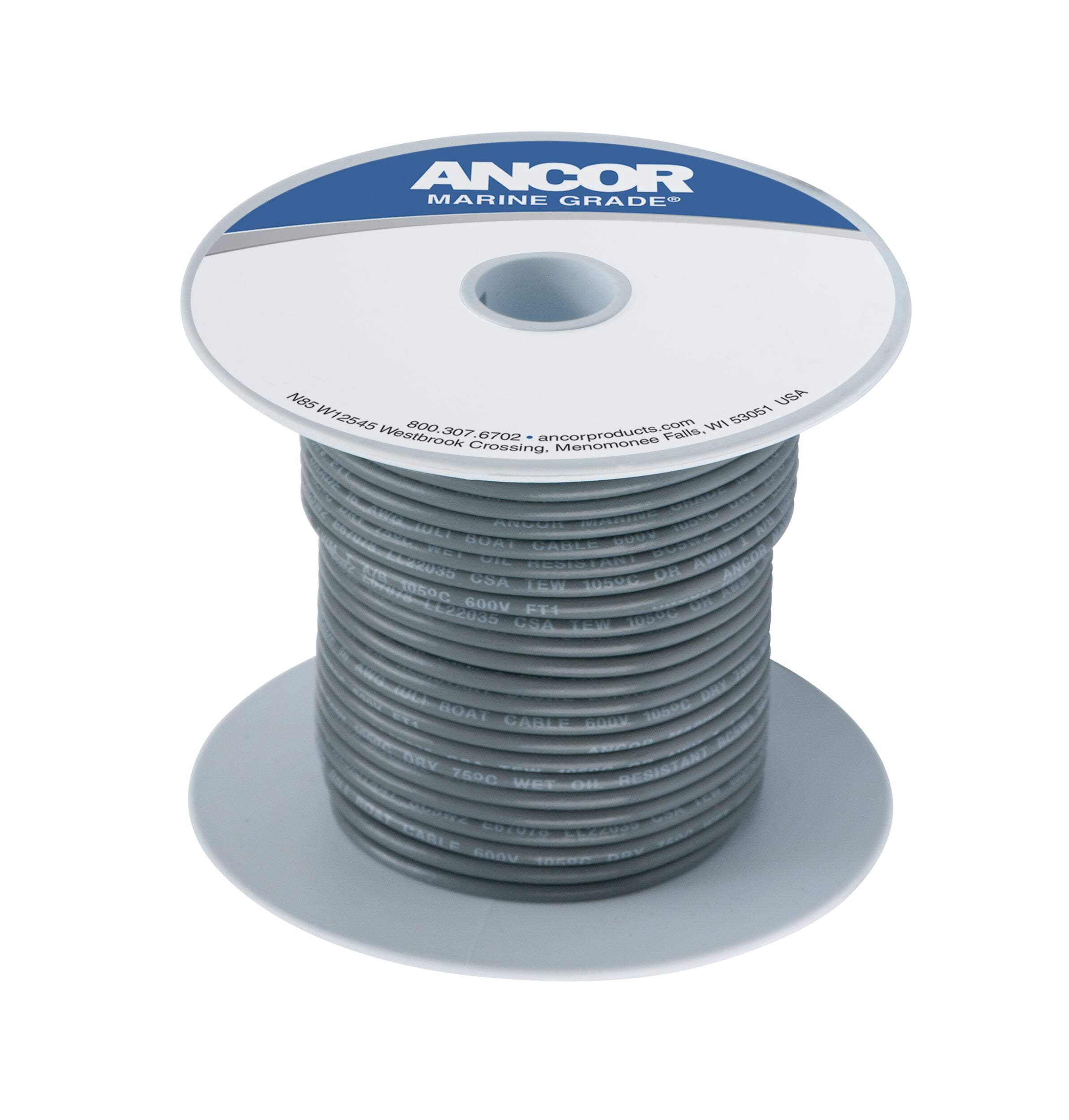 Ancor Marine Grade Tinned Copper Primary Wire, 16 ga