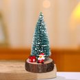 thumbnail image 4 of Mecorevxz Tabletop Mini Christmas Tree,9.84 Inch Simulated Snow Miniature Christmas Trees with Wooden Base for Christmas Decor Xmas Party Home Table Decorations, 4 of 9