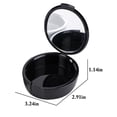 thumbnail image 2 of Denture Box Creative Portable Mirror Design Denture Bath Case Denture Container, 2 of 10