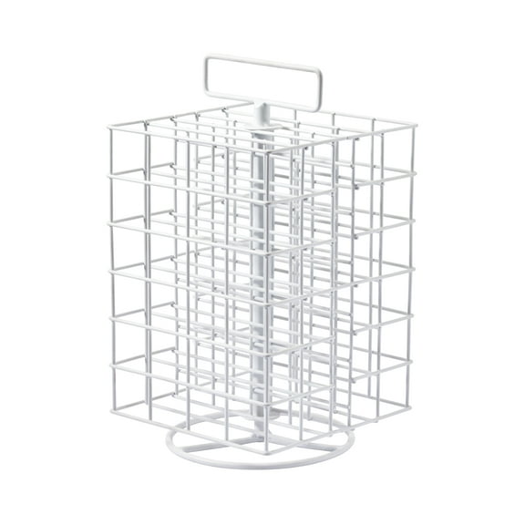 White Paint Storage Spinner by Craft Smart - Paint Tower Organizer Holds Up to 48 2oz Bottles - 1 Pack