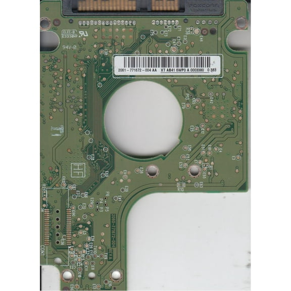 WD1600BEVT-22A23T0, 2061-771672-004 AA, WD SATA 2.5 PCB
