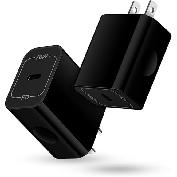 xixishop 20W Phone Charger Type C Fast Charging,2Pack USB-C Wall Charger Plug Type C Charger Block Power Adapter