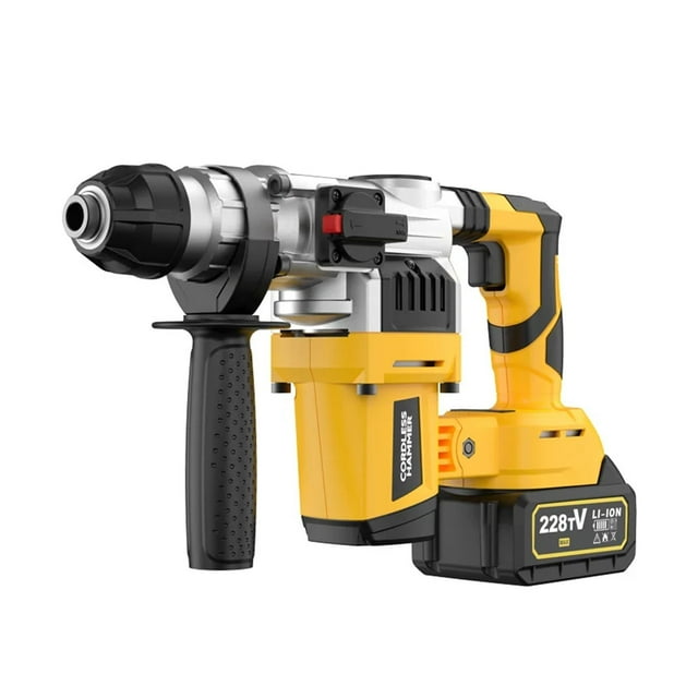 Brushless Electric Hammer Electric Pick Impact Drill Multi-function Cordless Rotary Tool WIht Large-Capacity Battery ,Wide Applications