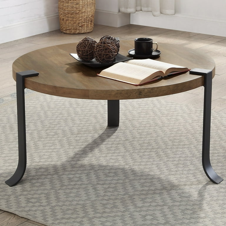 センターテーブル・ローテーブル ACME Furniture BODIE COFFEE TABLE Furniture of America Bodie 3-Piece Steel and Wood Coffee