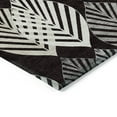thumbnail image 4 of Addison Rugs Chantille Indoor/Outdoor Transitional Floral Black Washable Rectangle Rug, 3' x 5', 4 of 6