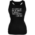 thumbnail image 1 of Forest Wilderness John Muir Black Juniors Soft Tank Top, 1 of 1