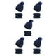 thumbnail image 3 of Minnieouse Gorro de invierno Gorros Gorro engrosado Bufanda Cuello de piezas Azul oscuro Type2 NO2, 3 of 6