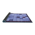 thumbnail image 2 of Ahgly Company Indoor Square Checkered Blue Modern Area Rugs, 4' Square, 2 of 4