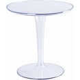 thumbnail image 2 of Pc Side Table,19"Rdx20"H,Clear, 2 of 2