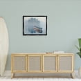 thumbnail image 2 of Stupell Foggy Boat Lake Reflection Landscape Painting Black Floater Framed Art Print Wall Art, 2 of 6
