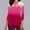 A-Hot Pink, variant on Scrub for Women Tops V Neck 3/4 Sleeve Nursing Uniform Fashion Gradient Print Workwear Medicals Blouse with Pocket