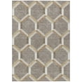 thumbnail image 2 of Addison Rugs Chantille Indoor/Outdoor Transitional Lattice Taupe Machine Washable Rectangle Rug, 10' x 14', 2 of 8
