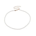 thumbnail image 2 of Jiaroswwei 1/5 Pcs Necklace Elegant Fine Workmanship Jewelry Faux Round Pearl Chocker for Daily Use, 2 of 8