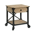 thumbnail image 1 of Sauder® Steel River Side Table, Carbon Oak®, 423915, 1 of 9