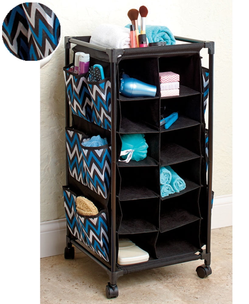 rolling shoe racks for closets on Fashionable Rolling Shoe Storage Chevron Walmart Com Walmart Com