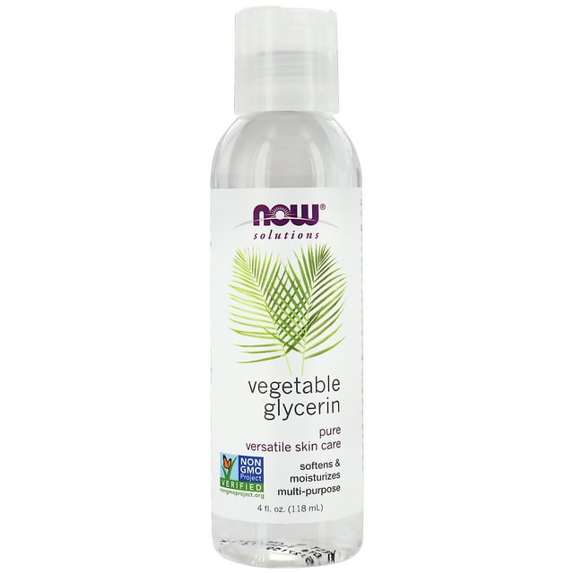 NOW Foods - NOW Solutions Vegetable Glycerin Pure Versatile Skin Care - 4 fl. oz.