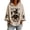 Complexion_#11, variant on Women's Salem Broom Company Printed Hoodies Halloween Witch Spooky Season Sweatshirt Witch Costume Hocus Pocus Holiday Pullover Saffron S