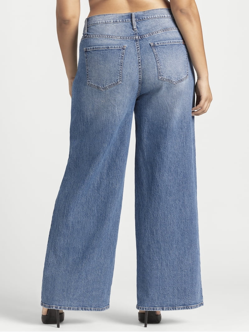 Jean Jessica Simpson Uptown Slim Flare - Taille 28x34, Bleu Freesia Denim, Neuf Avec étiquette