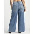 thumbnail image 2 of Jessica Simpson Women's and Women's Plus Freesia Wide Leg Jeans, 30", 32", and 34" Inseams, Sizes 2-24W, 2 of 7