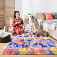 thumbnail image 3 of Alfombra de Área Rainbow Noahas 90x150 cm Peluda y Suave para Niños, 3 of 7