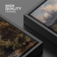 thumbnail image 5 of PixonSign Framed Wall Art Clouds Over Retro Countryside Nature Botanical Rustic Landscape Artwork Farmhouse Oil Paintings Modern Scenery Canvas Prints Colorful for Rooms - 24"x36" Black, 5 of 5