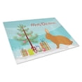 thumbnail image 1 of Carolines Treasures BB9336LCB Rex Rabbit Christmas Glass Cutting Board, Large, 1 of 2