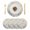 Light Beige Light Blue, variant on Turtle Coastal Round 13 Inch Placemats Set of 4, Nautical Summer Beach Coral Jellyfish Shell HeatResistant Non Slip Place Mats for Dining Table, Wipeable Braided Kitchen Table Mats for Housewarming