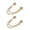 Golden 2pcs, variant on 2Pcs Magnetic Clothing Clips with Chain Multi-Function Metal Clothes Magnet Pins Men Women Scarf Shirt Sleeve Pants Button Clip Accessories