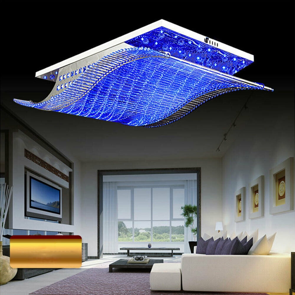 Modern Art Crystal LED Ceiling Light Chandelier Lighting Pendant Lamp Fixture 