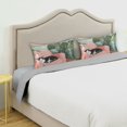 thumbnail image 3 of Yayeee Pillowcase King Size Set of 2 Satin Wrinkle Resistant Pillow Case, Pink Sleeping Cat, 3 of 7