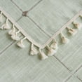 thumbnail image 5 of Linen Tablecloth with Embroidery Cotton Tablecloth Lace Wedding and Easter Table Decoration for Partiestablecloths Rectangle (gray,140*180cm), 5 of 7